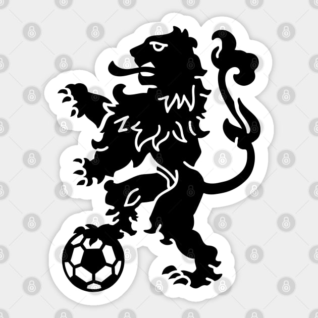 Dutch lion with soccer ball Netherlands soccer dutch soccer Sticker by LaundryFactory